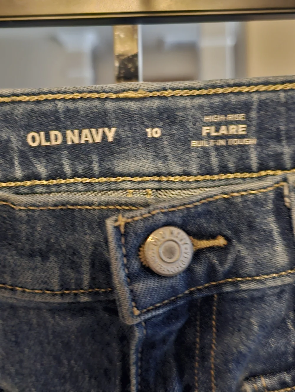 Old Navy Girl's Faded Blue Flare Jeans